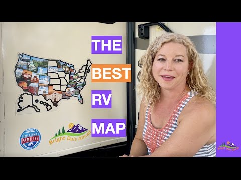 Family Travel Map | What's your rule? | Bragging Rights | The Best RV State Sticker Map