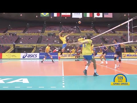 Middle Blocker Back Row Spike|Pipe Attack|Lucas Saatkamp|Pleumjit Thinkaow|Thaísa Menezes