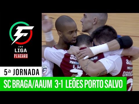Liga Placard: Sc Braga/Aaum 3 - 1 Leões Porto Salvo