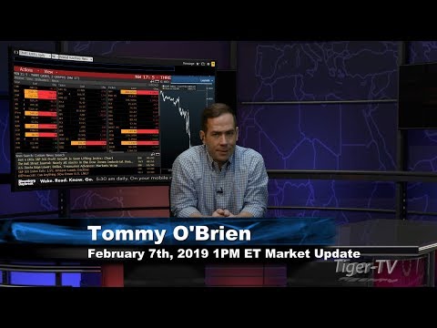 February 7th 1PM ET Market Update with Tommy O'Brien on TFNN