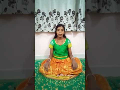 Name : R.Akshitha, Age: 11, Place: Hyderabad, Activity: Devotional songs