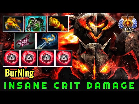 BurNIng [Chaos Knight] Insane Crit Damage Cancer Build 7.22 Dota 2