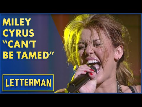 Miley Cyrus Performs "Can't Be Tamed" | Letterman