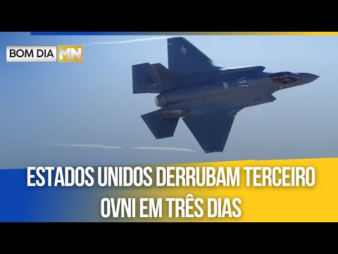 Estados Unidos derrubam terceiro OVNI em três dias