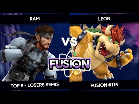 Fusion #115 - Ram (Snake) vs LeoN (Bowser) - Top 8 - Losers Semis