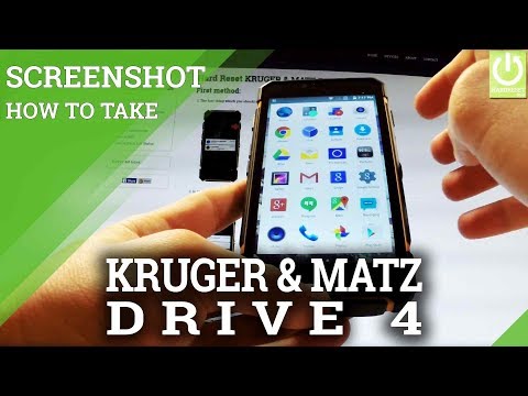 How to Take Screenshot on KRUGER & MATZ DRIVE 4 KM0429