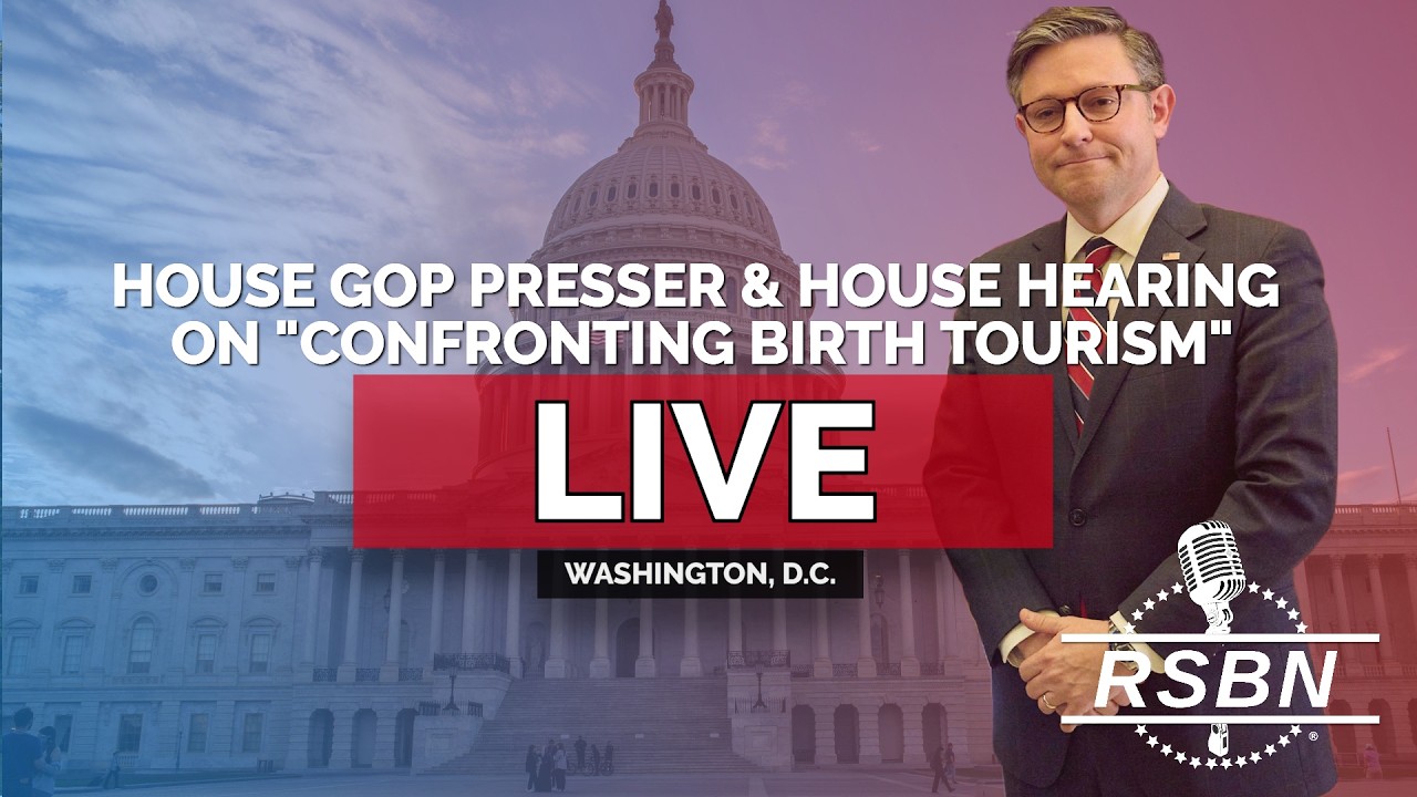 LIVE: House GOP Press Briefing & House Oversight Hearing on "Confronting Birth Tourism" - 09/01/26