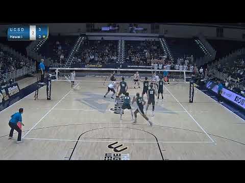 HAWAI'I (3) v UC SAN DIEGO (10) | MAR 4 | 2022 NCAA | MEN'S VOLLEYBALL | TOP 15 - WEEK 8
