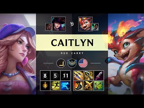 Caitlyn ADC vs Smolder - NA Challenger Patch 25.16