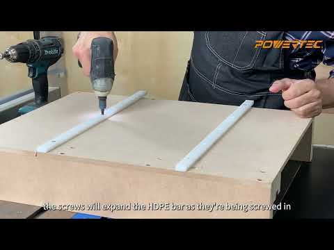 DIY Table Saw Crosscut Sled | Make Straight Table Saw Cuts with POWERTEC