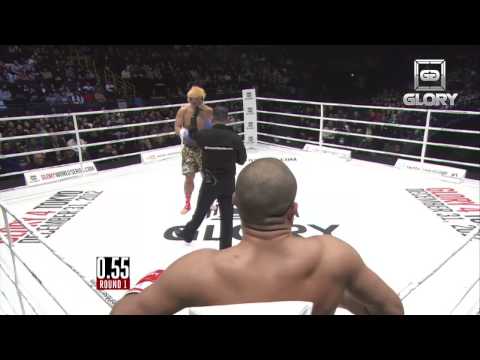 GLORY: Lightning Fast Flurry KO (Gokhan Saki)