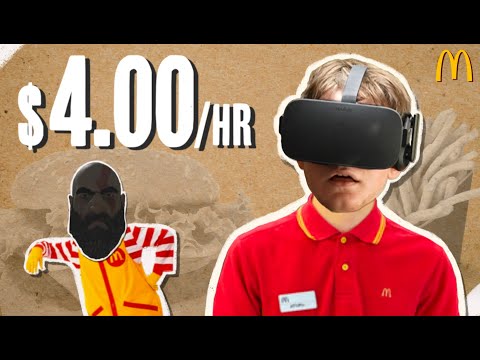 Working at McDonald's in the Metaverse