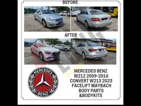 mercedes benz e class w212 to w213 facelift maybach body kit ＆ body parts