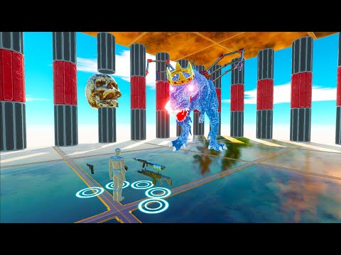 ⚔️ FPS AVATAR DEATH RUN WITH ALL WEAPONS - Animal Revolt Battle Simulator