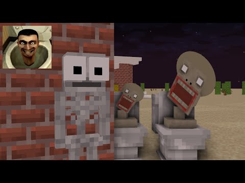Monster school:SKIBIDI TOILET HORROR CHALLENGE - MINECRAFT ANIMATION