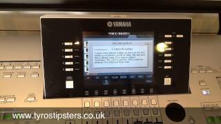 Selecting Voices On Yamaha Tyros Keyboard