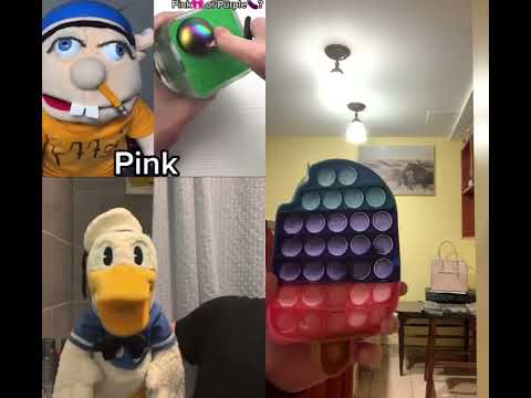 Guess the color (ft:jeffy,Donald Duck,popsicle pop it