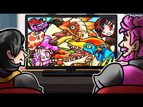 BARBARIAN MONSTER CHILD - Pro and Noob VS Monster Hunter Stories 2! (Prepare For Stories 3)