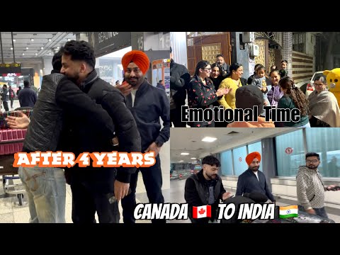 Surprise Visit To india || After 4.5 Years || Canada  to India 🇮🇳 || Deepaanu world 🌎 