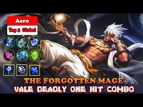 The Forgotten Mage Vale Deadly One Hit Combo | Top 2 Global Vale By Aero | Mobile Legends