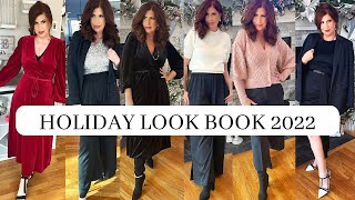 WHAT TO WEAR FOR THE HOLIDAYS OVER 50/ HOLIDAY LOOK BOOK/2022/FASHION OVER 50