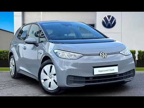 Approved Used Volkswagen ID.3 Life 58kWh Pro 145PS in Moonstone Grey | CX72ONZ | Wrexham Volkswagen