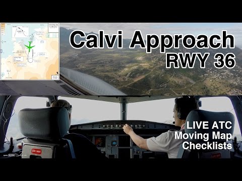 Airbus CIRCLING APPROACH CALVI by CAPTAIN JOE