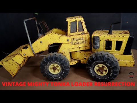 Vintage 70's Mighty Tonka Loader restoration