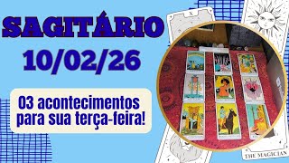 SAGITÁRIO ♐ 10/02/26 Nesse momento, sua prioridade é a vida material 🪙