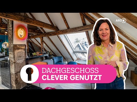Kleine Dachwohnung einrichten mit kreativen Ideen und viel Licht | ARD Room Tour