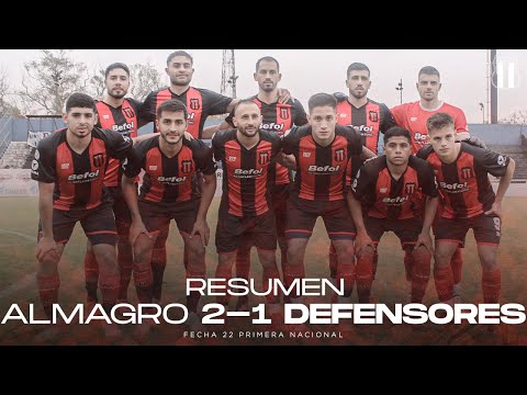 Resumen | Almagro 2-1 Defensores | Fecha 22 Primera Nacional 2023