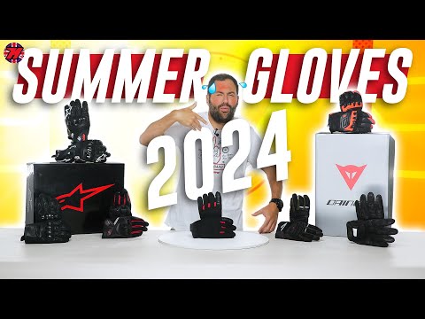 The 5 BEST Motorcycle Gloves for SUMMER 2024 ☀️🏍️