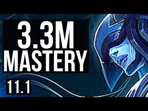 LISSANDRA vs LULU (MID) | 7/0/3, 3.3M mastery, 1000+ games, Godlike | KR Diamond | v11.1