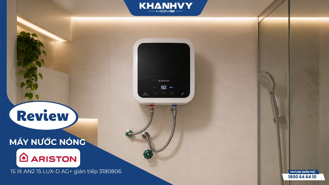 Máy nước nóng Ariston AN2 LUX-D 15 lít gián tiếp 3180806