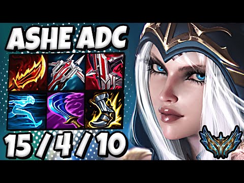 Ashe vs Vayne ADC [ Quadrakill ] Lol Korea Master Patch 13.5 ✅