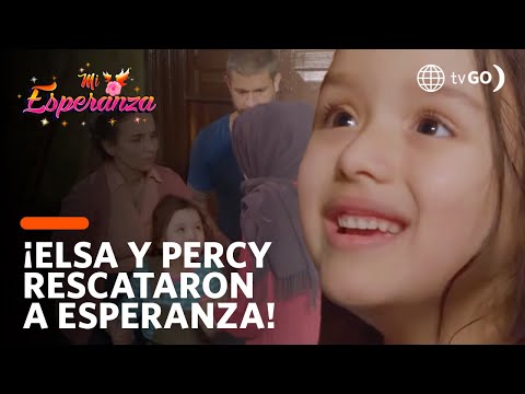 Esperanza is saved by Elsa and Percy with the help of Cucha! | Mi Esperanza | América Televisión
