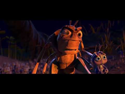 A bug's life Flik gets beat up by Thumper