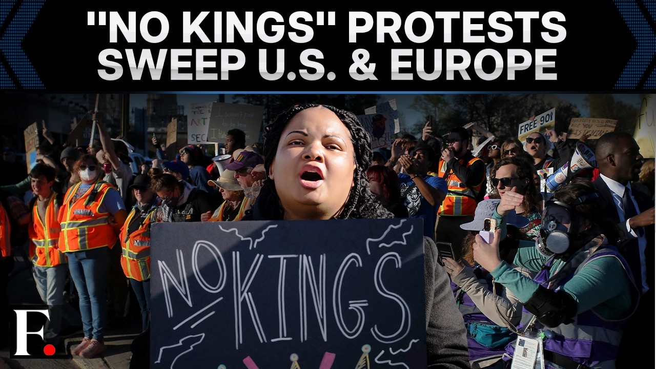 “No Kings” Protests Spread Across US, Europe as Millions Rally Against Trump's Policies and Iran War