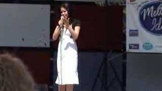 Catherine Torres - When you believe at the 2006 Melton Idol