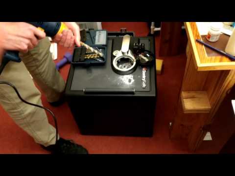 YouTube video about: How to drill a sentry safe?