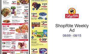ShopRite Weekly Ad 08/09 - 08/15