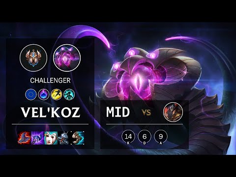 Vel'Koz Mid vs Twisted Fate - EUW Challenger Patch 10.18