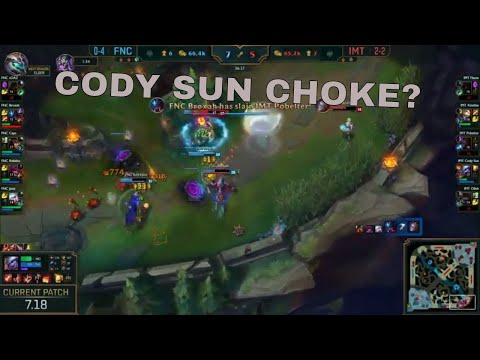 Cody Sun Betrayal!? IMT vs FNC