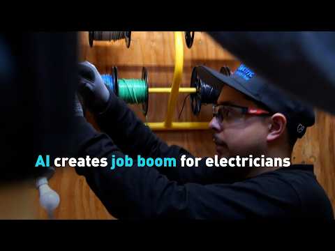 AI creates job boom for electricians