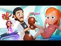 TURKEY DANCE The SONG Family Cartoons Music Video With Adley And Dr Dad Turkey Feet Doctor Visit