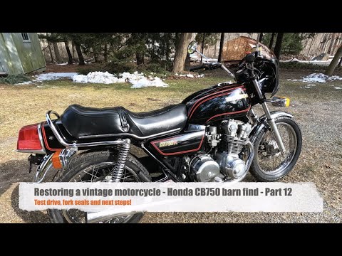 Honda CB750 Restoration - Part 12 - 2nd Test Ride