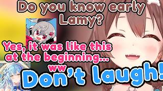 Lamy Loses it When Riona Laughs at ‘Early Lamy’ w【Hololive Clip】
