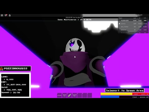 BEATING ALL BOSSES | SANS MULTIVERSE
