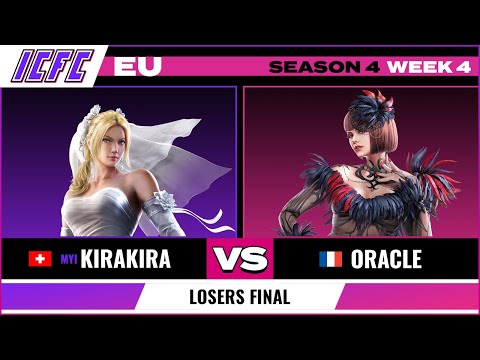 KiraKira (Nina) vs oracle (Anna) Losers Final - ICFC EU Tekken 7 Season 4 Week 4