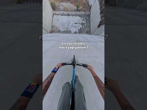 En zor bisiklet inişlerini nasıl yapıyorum? #bmx #bisiklet